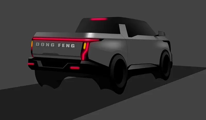 Dongfeng New Energy Pickup Concept Image Exposure, Bold and avant-garde design