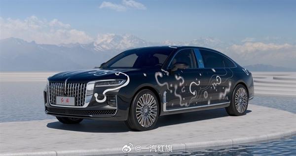 Red Flag H9+ Eternal Edition launched: The car body has special patterns, starting at a price of 800,000 yuan (111870$).