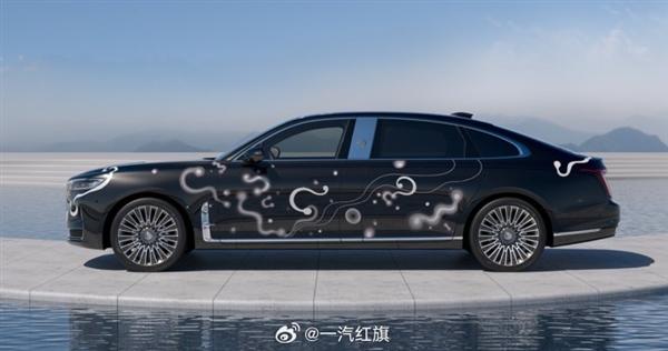 Red Flag H9+ Eternal Edition launched: The car body has special patterns, starting at a price of 800,000 yuan (111870$).