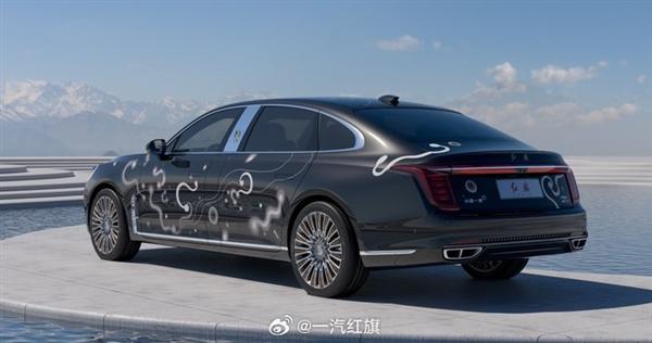 Red Flag H9+ Eternal Edition launched: The car body has special patterns, starting at a price of 800,000 yuan (111870$).