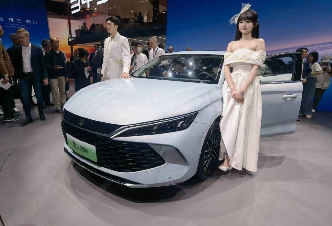 BYD Qin L DM-i: New Hybrid Sedan with Dragon Face Design Debuts at Beijing Auto Show 2024