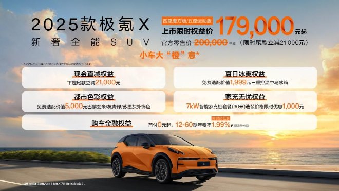 2025 Geely X Launched: Miami Orange, Smart Features, and Safety Upgrades Await! Order Now!