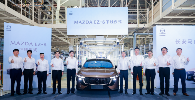 Changan Mazda MAZDA EZ-6 Launch: Innovative Electric & Extended-Range Features