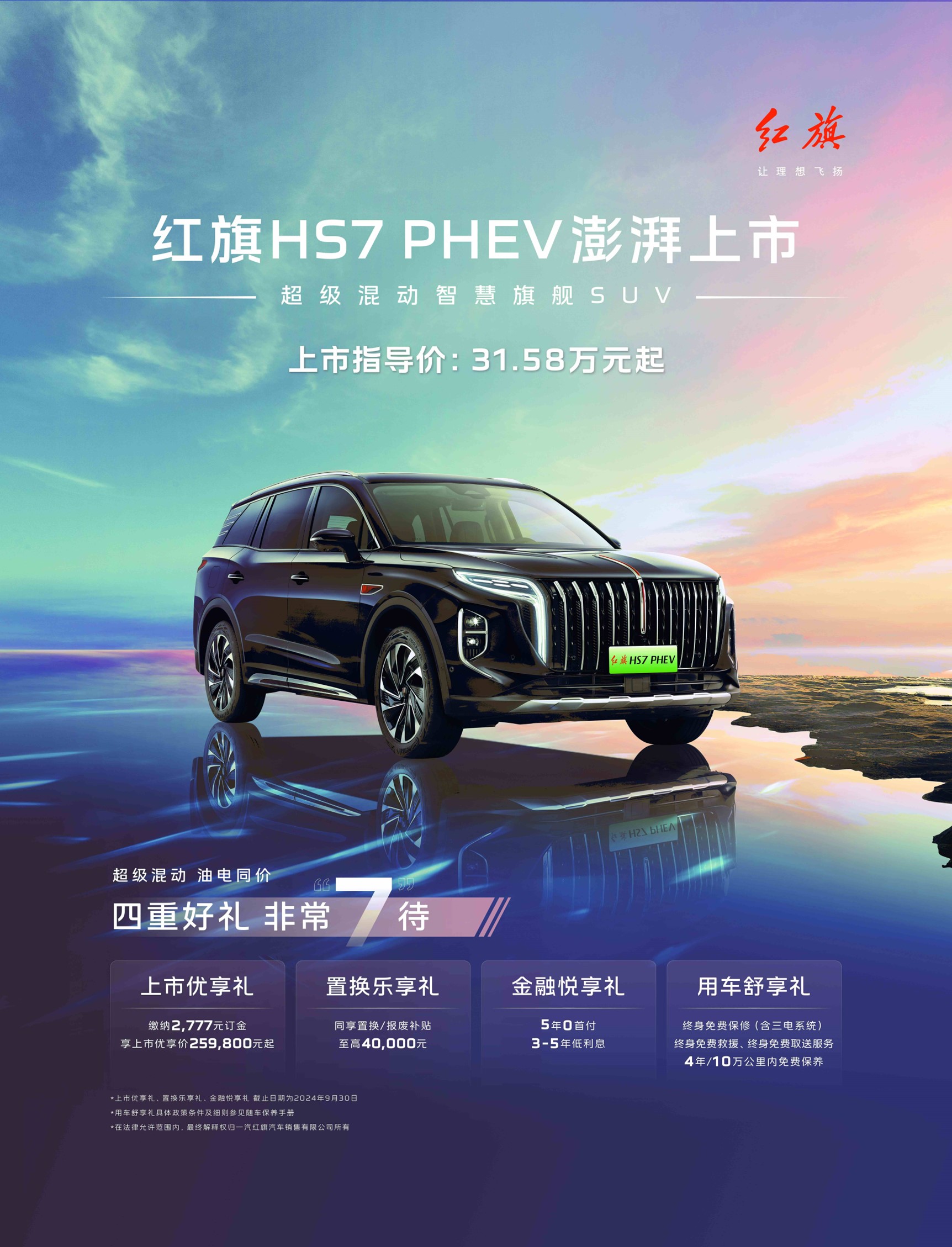 Discover the Red Flag HS7 PHEV: Luxury Hybrid SUV Launch & Offers!