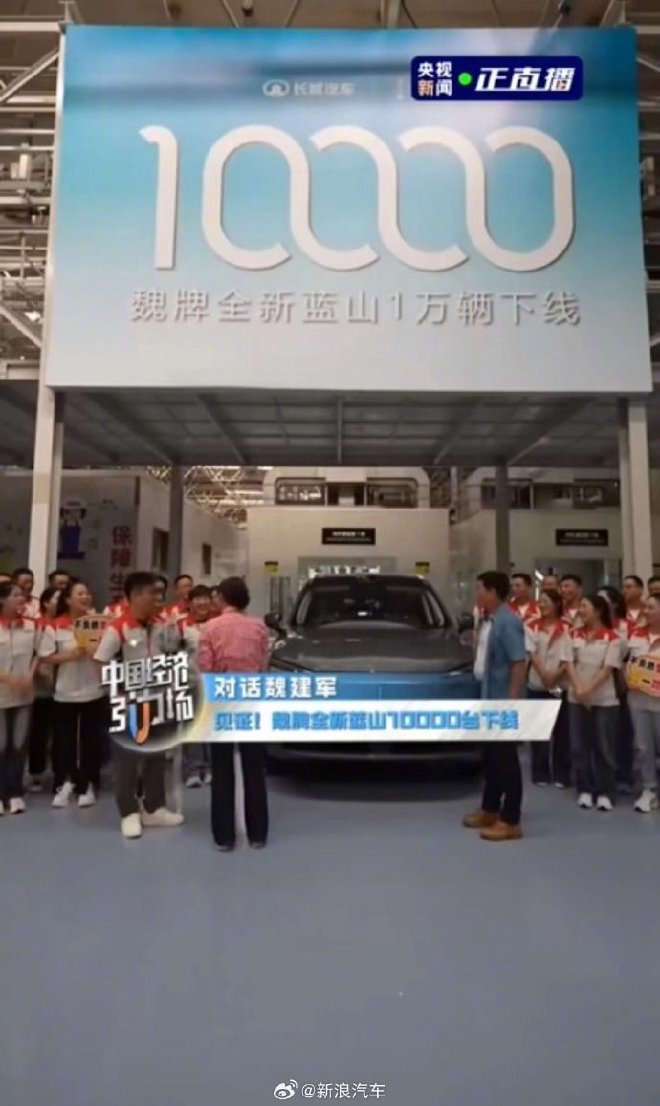 Great Wall Motors Celebrates 10,000 Blue Mountain Sales: Insights from Wei Jianjun