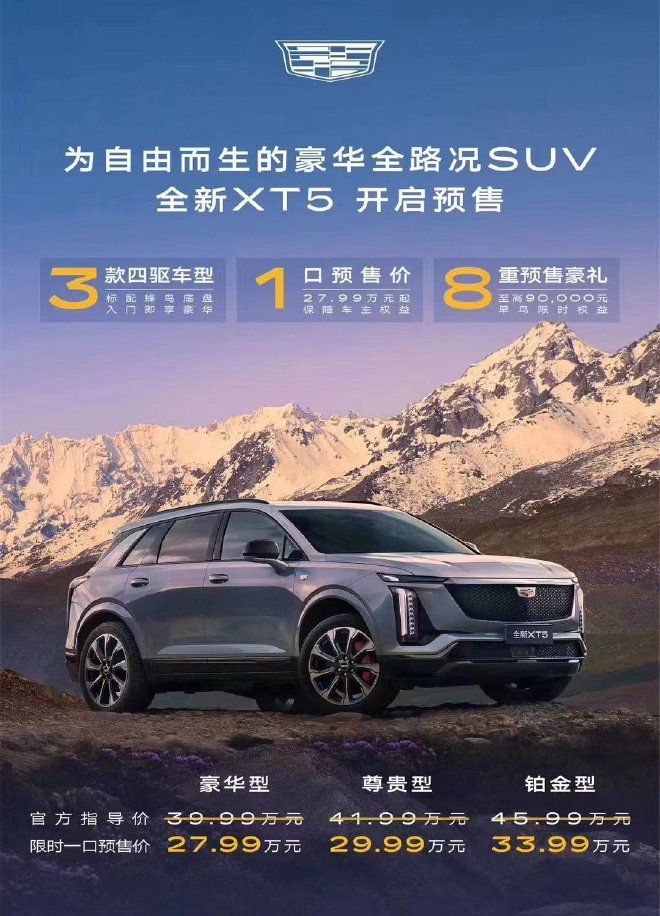 2023 Cadillac XT5 Pre-Sales: Luxury Redefined at Exclusive Prices!