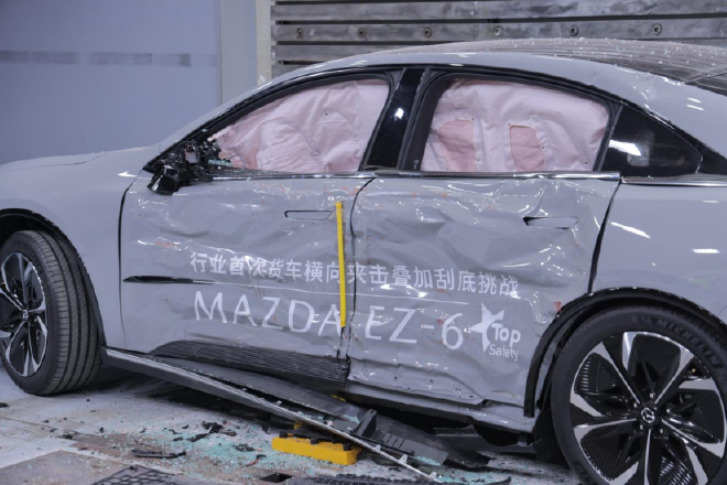 Unveiling Mazda EZ-6: Safety Innovations from Crash Tests & Live Demo