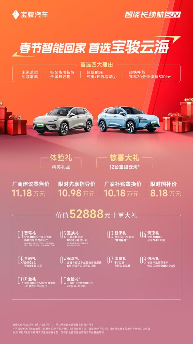 Save Big on Baojun Yunhai: Up to 52,888 Yuan Off & Exclusive Offers!