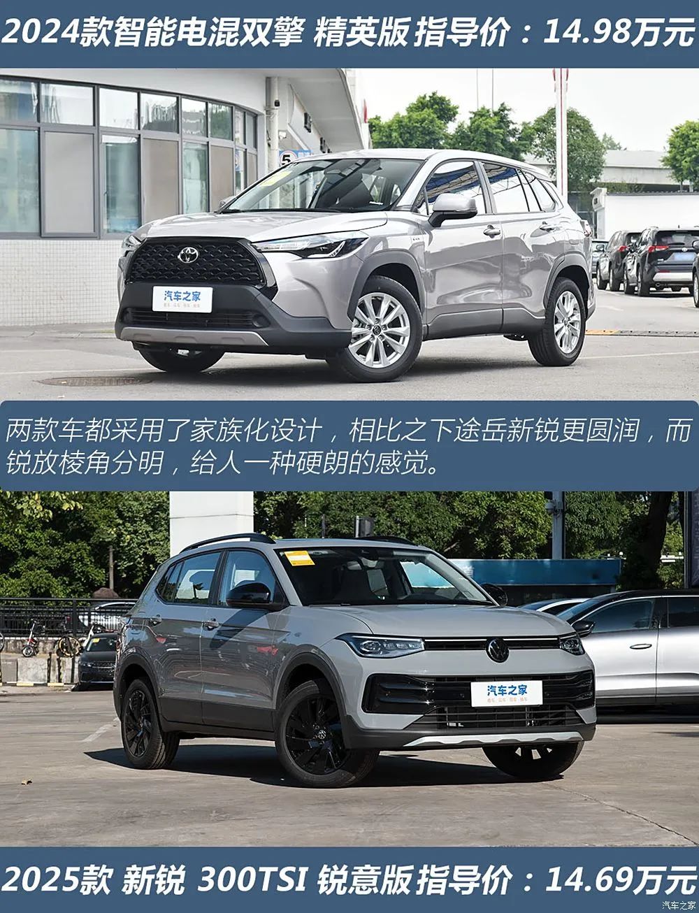 2024 Toyota Corolla Cross vs. 2025 Volkswagen Tayron: Which SUV Wins?