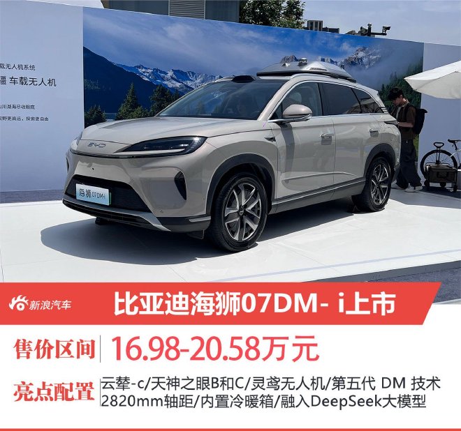 Discover BYD's Sea Lion 07 DM-i: The Future of Smart SUVs Unveiled!